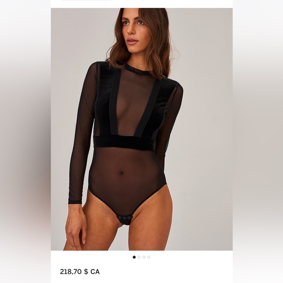 VICTORIAS SECRET IT SUITS YOU BODYSUIT - Picture 2 of 4